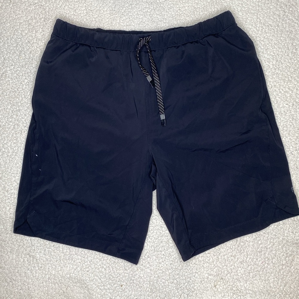 Fabletics Black Athletic Shorts: Size Large